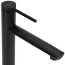 Смеситель для раковины (умывальника) REA OVAL BLACK черный высокий (REA-B6511)