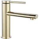 Смеситель для раковины (умывальника) REA OVAL GOLD золото низкий (REA-B6515)