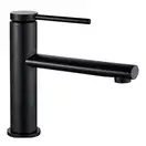Rea Oval Смеситель для раковины, черный матовый (REA-B6516)
