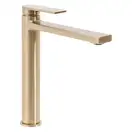Смеситель для раковины (умывальника) REA VERSO BRUSHED GOLD высокий (REA-B6564)