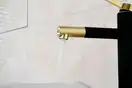 Змішувач для раковини (умивальника) REA SMART BLACK+GOLD чорний/золотий високий (REA-B7402)