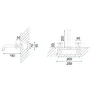 Rea EXIT BLACK MAT Смеситель для раковины, черный (REA-B8000)