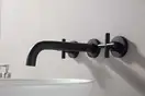 Rea EXIT BLACK MAT Смеситель для раковины, черный (REA-B8000)