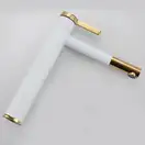 Змішувач для раковини (умивальника) REA SMART WHITE GOLD білий/золотий високий (REA-B8400)