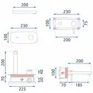 Смеситель для раковины (умывальника) REA OVAL BLACK + BOX черный скрытого монтажа (REA-B8860)