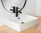 Rea Tess Black Mat Смеситель для раковины, черный (REA-B8881)