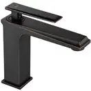 Смеситель для раковины (умывальника) REA ROMANO OLD BLACK черный низкий (REA-B9900)