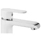 Смеситель для раковины (умывальника) REA  BLOOM WHITE CHROM низкий (REA-B9915)