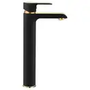 Rea Bloom Black Gold Смеситель для раковины, высокий, черный (REA-B9936)