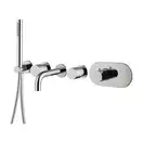 Термостатичний змішувач Fima Carlo Fimatherm вбудований для ванни, хром (F3199X2CR)