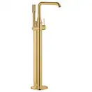 Смеситель для ванны напольный Grohe Essence (цвет - холодный рассвет), с душевым гарнитуром (23491GL1) фото 1 Aquada.com.ua