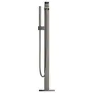 Смеситель для ванны напольный Grohe Eurocube (цвет - тёмный графит, матовый), с душевым гарнитуром (23672AL1) фото 3 Aquada.com.ua