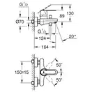 Grohe Get Змішувач для ванни, хром (32887000)