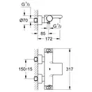 Термостат для ванни Grohe Grohtherm 2000 NEW (34174001)