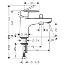 Смеситель для ванны Hansgrohe Vernis Blend (цвет - хром) (71444000) фото 2 Aquada.com.ua