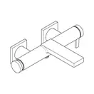 Hansgrohe Tecturis E Змішувач для ванни, хром (73420000)