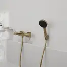HANSGROHE Tecturis E Змішувач для ванни, шліфована бронза (73420140)