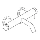 Hansgrohe Tecturis S Змішувач для ванни, чорний матовий (73422670)