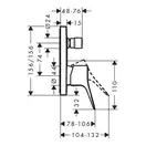 Hansgrohe Vivenis Змішувач для ванни/душа, білий матовий (75415700)