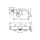 Hansgrohe Vivenis Смеситель для ванны, черный матовый (75420670)