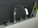 Смеситель для ванны KOHLMAN NEXEN-S CHROME на борт ванны (SQB262U)