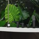 змішувач для ванни Omnires Baretti на 4 отвори black mat (BA7832BL)