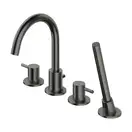 змішувач для ванни Omnires Y на 4 отвори graphite (Y1232GR)