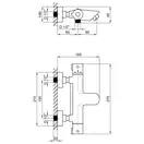 Смеситель термостатический для ванны Qtap Inspai-Therm CRMT300800 (QTINSCRMT300800)