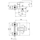 Смеситель для ванны Qtap Lipno 3023101DG (QTNH3023101DG)