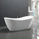 Смеситель для ванны REA SOHO черный напольный (REA-B0184)