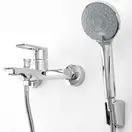 Смеситель для ванны REA FLIP CHROM хром настенный (REA-B2002)