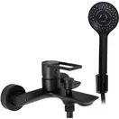 Смеситель для ванны REA FLIP BLACK черный настенный (REA-B2003)