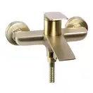 Смеситель для ванны и душа REA  AVALON BRUSHED GOLD настенный с изливом (REA-B2707)