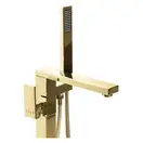Смеситель для ванны REA TERY GOLD золотой напольный (REA-B5306)