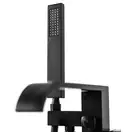 Смеситель для ванны REA CARAT BLACK черный напольный (REA-B5423)
