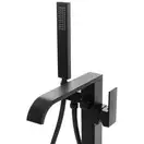 Смеситель для ванны REA CARAT BLACK черный напольный (REA-B5423)
