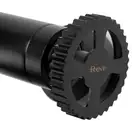 Смеситель для ванны и душа REA VERTIGO BLACK MAT черный настенный (REA-B9669)