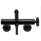 Смеситель для ванны и душа REA VERTIGO BLACK MAT черный настенный (REA-B9669)
