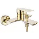 Смеситель для ванны REA URBAN GOLD золото настенный с изливом (REA-B9914)