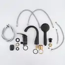 Смеситель для ванны YOKA SAMA 3 BLACK на борт ванны (BZ.SAMA-3-BLK)