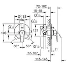 Змішувач прихованого монтажу Grohe Eurosmart New, хром (33305003)