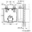 Прихований монтажний ящик GROHE Eurosmart Cosmopolitan E (36339000)
