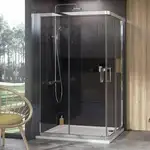 Душова кабіна 10RV2K-90 полір. алюм. Transparent Ravak Чехія (1ZJ70C00Z1)