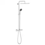 Душова система з термостатом, настінний монтаж Grohe QuickFix Vitalio Start System 250 Cube 26697000