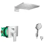 Душевая система скрытого монтажа Hansgrohe Raindance Select/Metropol (цвет - хром) (10102020)