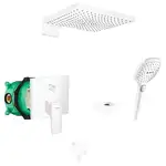 Душевая система скрытого монтажа Hansgrohe (цвет - белый матовый) (32545700+01800180+26520700+28387700+26455700+28276700+26238700)
