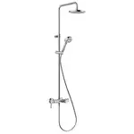 Logo Dual Shower System з змішувачем 6808305-00 верхній душ+ручний душ, хром Kludi НІМЕЧЧИНА