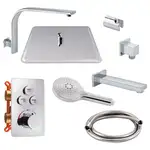 Термостатическая душевая система скрытого монтажа Qtap Votice QT6443T105NKCSET