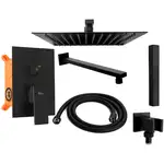 Rea Fenix Black Душевая система скрытого монтажа (REA-P6920)