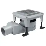Трап Qtap Aquarius CRM6011304 точечный с комбинированным затвором и нержавеющей решеткой (AQUACRM6011304)